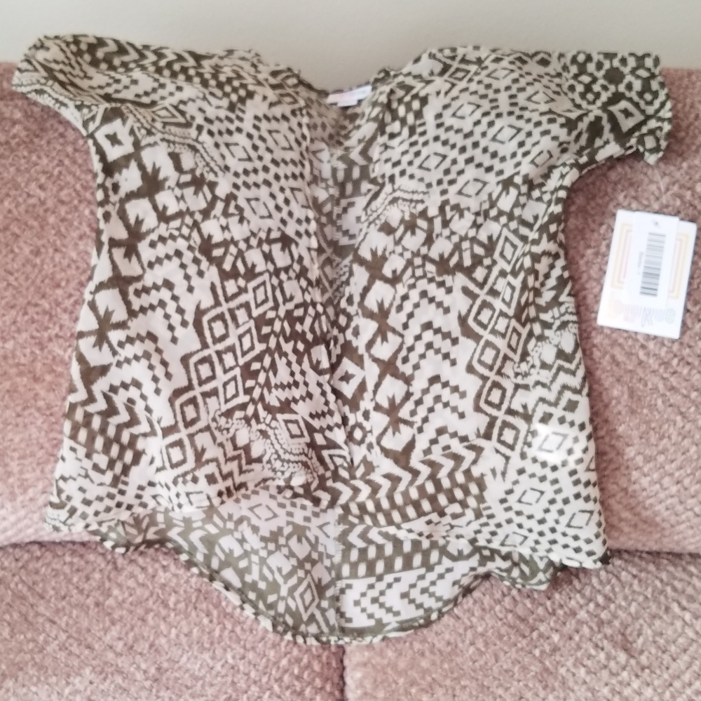 Nwt's Lularoe Tribal Print Bianca Kimono Size 1
